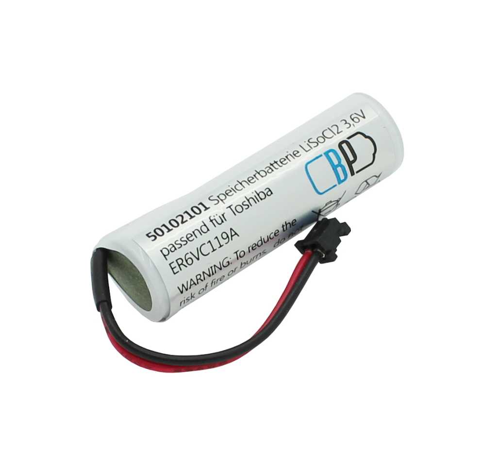 Zeige Details für Speicherbatterie 3,6V passend für Toshiba ER6VC119A Servo Amplifier Controller Bild von Speicherbatterie 3,6V passend für Toshiba ER6VC119A Servo Amplifier Controller