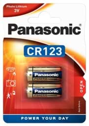Zeige Details für Panasonic Photo Power CR123A 2er Blister Bild von Panasonic Photo Power CR123A 2er Blister