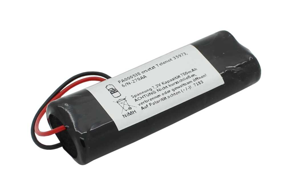Zeige Details für Akkupack NiMH 7,2V 750mAh L2x3 GP75AAH mit 100mm Kabel ersetzt Telenot 35973, 6/N-270AA Bild von Akkupack NiMH 7,2V 750mAh L2x3 GP75AAH mit 100mm Kabel ersetzt Telenot 35973, 6/N-270AA