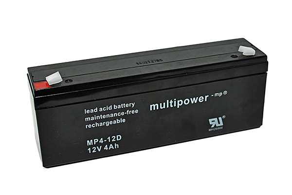 Bild von Multipower MP4-12D 12V 4Ah 4,8mm Faston