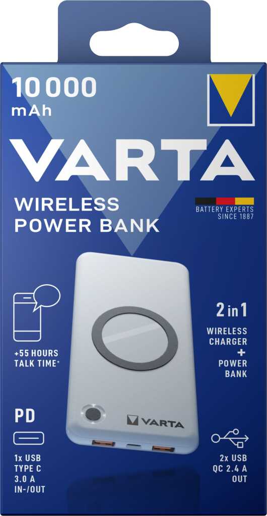 Bild von Varta 57913 Wireless Power Bank 10000