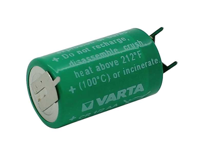 Bild von Varta 6127 CR1/2AA 3V mit Printanschluß +-- 7,6mm