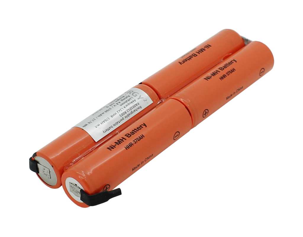 Bild von Akkupack NiMH 4,8V 3700mAh L2x2 HHR-370AH mit Lötfahnen