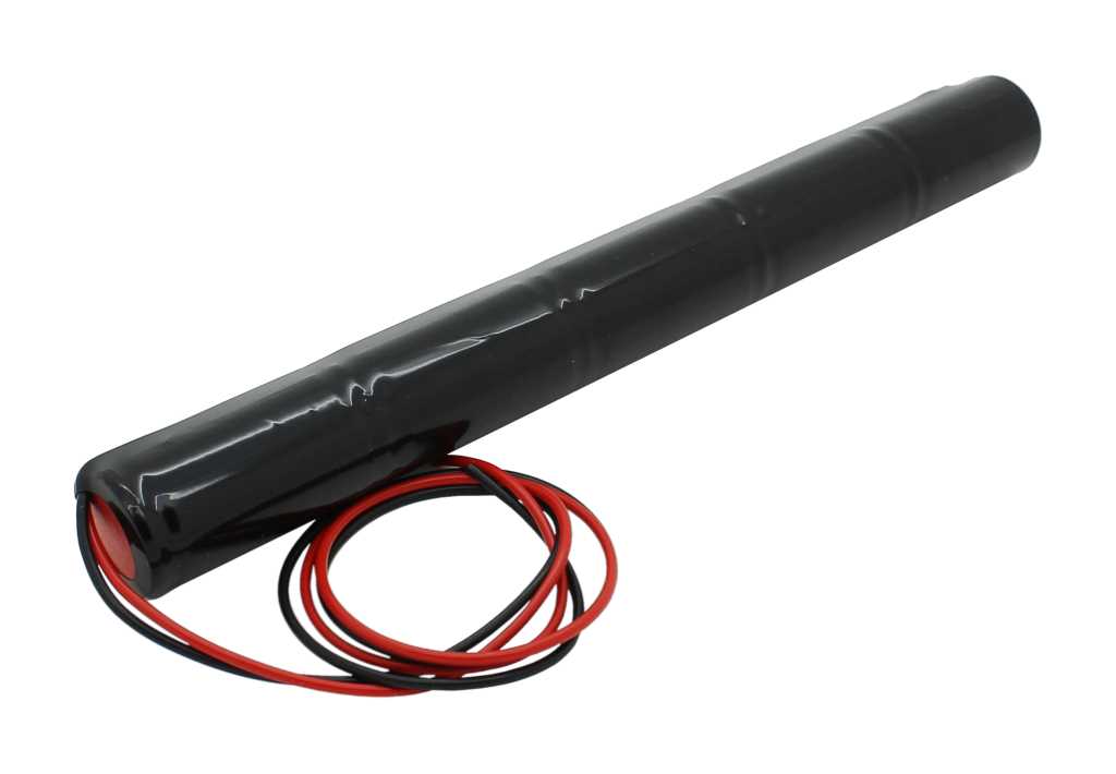 Bild von Notleuchtenakku NiCd 6,0V 2500mAh L1x5 Baby C mit 500mm Kabel einseitig