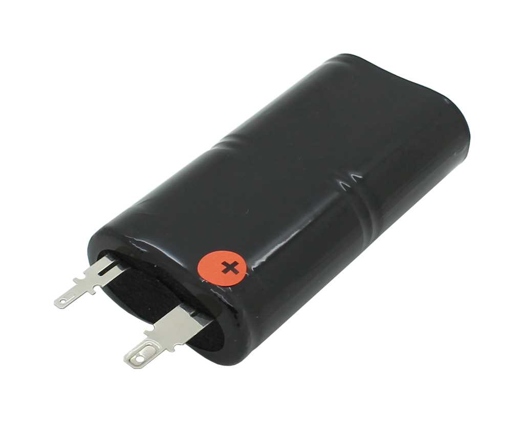 Bild von Notleuchtenakku NiMH 4,8V 3000mAh L2x2 Sub-C mit Faston-Anschluss passend für Zumtobel 04797089